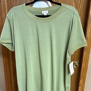 LuLaRoe Olive Green Short Sleeve Tee
